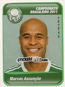 Cromo Marcos Assunçao - Campeonato Brasileiro 2011 - Panini