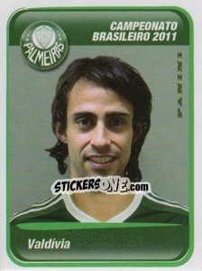 Sticker Valdivia - Campeonato Brasileiro 2011 - Panini