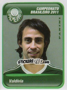 Sticker Valdivia - Campeonato Brasileiro 2011 n. 301 - Panini