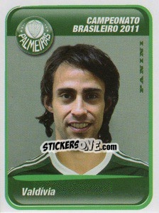 Cromo Valdivia - Campeonato Brasileiro 2011 - Panini