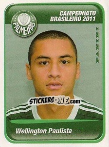 Sticker Wellington Paulista - Campeonato Brasileiro 2011 - Panini