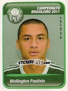 Figurina Wellington Paulista - Campeonato Brasileiro 2011 - Panini