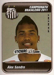 Sticker Alex Sandro - Campeonato Brasileiro 2011 - Panini