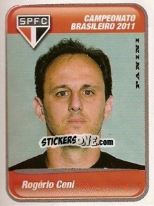 Sticker Rogerio Ceni - Campeonato Brasileiro 2011 - Panini