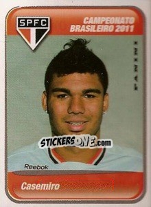 Sticker Casemiro - Campeonato Brasileiro 2011 - Panini