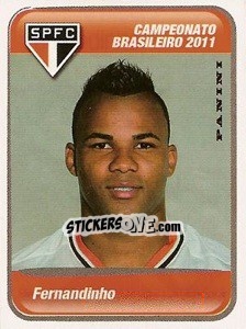 Sticker Fernandinho - Campeonato Brasileiro 2011 n. 339 - Panini