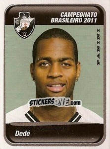Sticker Dede - Campeonato Brasileiro 2011 n. 344 - Panini
