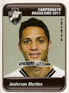 Cromo Anderson Martins - Campeonato Brasileiro 2011 - Panini