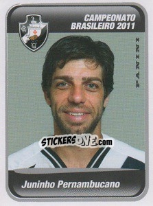 Sticker Juninho Pernambucano - Campeonato Brasileiro 2011 n. 354 - Panini