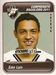 Sticker Eder Luis - Campeonato Brasileiro 2011 n. 355 - Panini