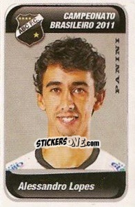 Cromo Alessandro Lopes - Campeonato Brasileiro 2011 - Panini