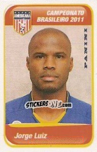 Sticker Jorge Luiz - Campeonato Brasileiro 2011 n. 378 - Panini
