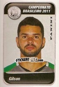 Sticker Gilson - Campeonato Brasileiro 2011 - Panini