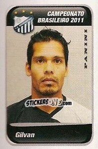 Cromo Gilvan - Campeonato Brasileiro 2011 n. 419 - Panini