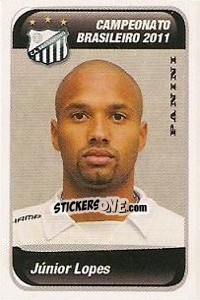 Figurina Junior Lopes - Campeonato Brasileiro 2011 - Panini