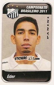 Sticker Eder - Campeonato Brasileiro 2011 - Panini