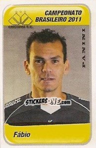 Figurina Fabio - Campeonato Brasileiro 2011 - Panini