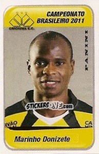 Cromo Marinho Donizete - Campeonato Brasileiro 2011 n. 435 - Panini