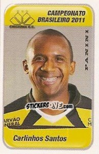 Sticker Carlinhos Santos - Campeonato Brasileiro 2011 - Panini