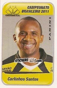 Figurina Carlinhos Santos - Campeonato Brasileiro 2011 n. 440 - Panini