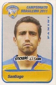 Figurina Santiago - Campeonato Brasileiro 2011 - Panini