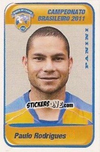 Figurina Paulo Rodrigues - Campeonato Brasileiro 2011 - Panini