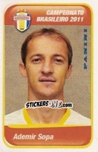 Figurina Ademir Sopa - Campeonato Brasileiro 2011 - Panini