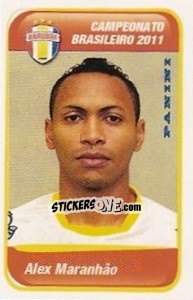 Sticker Alex Maranhao - Campeonato Brasileiro 2011 - Panini