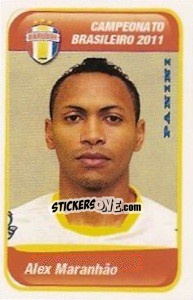 Sticker Alex Maranhao - Campeonato Brasileiro 2011 n. 482 - Panini