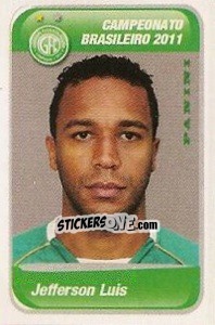 Cromo Jefferson Luis - Campeonato Brasileiro 2011 n. 498 - Panini