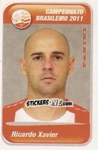 Cromo Ricardo Xavier - Campeonato Brasileiro 2011 - Panini