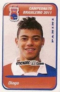 Sticker Diego - Campeonato Brasileiro 2011 n. 538 - Panini