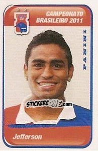 Sticker Jefferson - Campeonato Brasileiro 2011 n. 540 - Panini