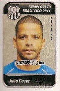Cromo Julio Cesar - Campeonato Brasileiro 2011 n. 545 - Panini