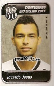 Sticker Ricardo Jesus - Campeonato Brasileiro 2011 - Panini