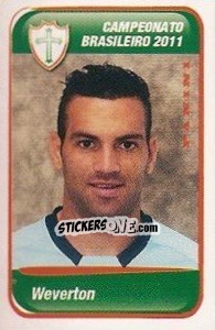 Sticker Weverton - Campeonato Brasileiro 2011 - Panini