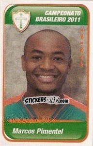 Sticker Marcos Pimentel - Campeonato Brasileiro 2011 n. 562 - Panini