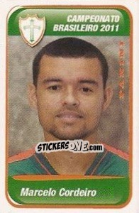 Cromo Marcelo Cordeiro - Campeonato Brasileiro 2011 - Panini