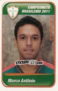 Sticker Marco Antonio - Campeonato Brasileiro 2011 n. 566 - Panini