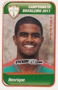 Sticker Henrique - Campeonato Brasileiro 2011 n. 567 - Panini