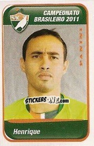 Cromo Henrique - Campeonato Brasileiro 2011 - Panini