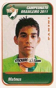 Sticker Mateus - Campeonato Brasileiro 2011 - Panini