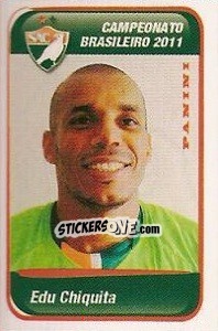 Sticker Edu Chiquita - Campeonato Brasileiro 2011 - Panini