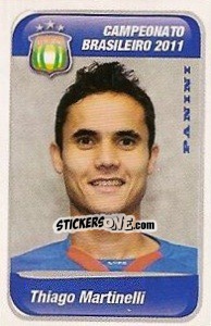 Cromo Thiago Martinelli - Campeonato Brasileiro 2011 - Panini