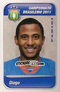 Figurina Diego - Campeonato Brasileiro 2011 n. 592 - Panini