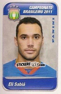 Cromo Eli Sabia - Campeonato Brasileiro 2011 - Panini