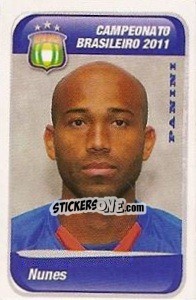 Figurina Nunes - Campeonato Brasileiro 2011 n. 595 - Panini
