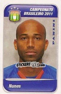 Cromo Nunes - Campeonato Brasileiro 2011 - Panini