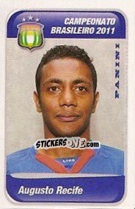 Sticker Augusto Recife - Campeonato Brasileiro 2011 n. 596 - Panini