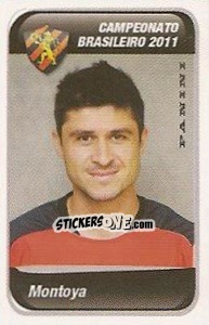 Cromo Montoya - Campeonato Brasileiro 2011 n. 602 - Panini